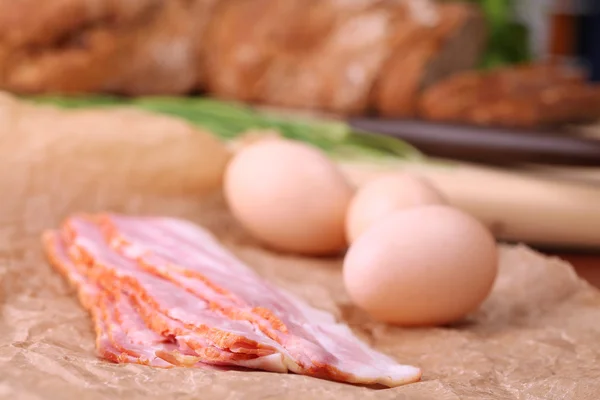 Bacon e uova — Foto Stock