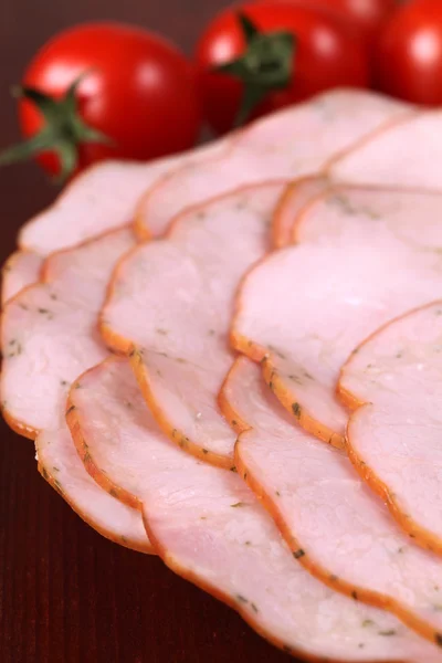 Ham en tomaten — Stockfoto