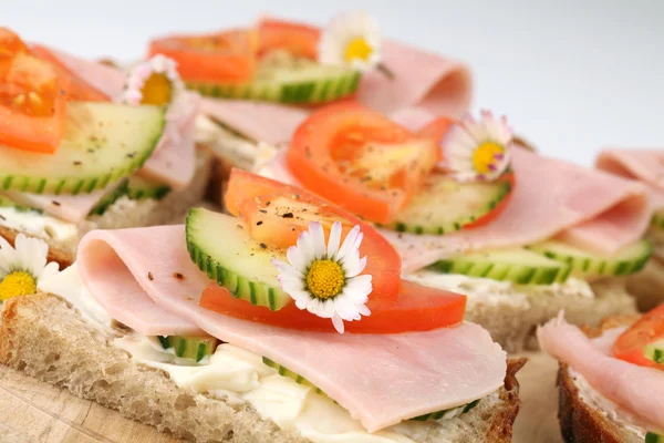Gesunde Sandwiches — Stockfoto
