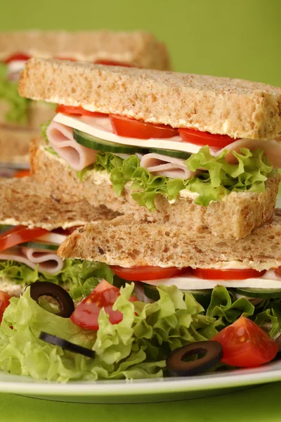 Gesunde Sandwiches — Stockfoto