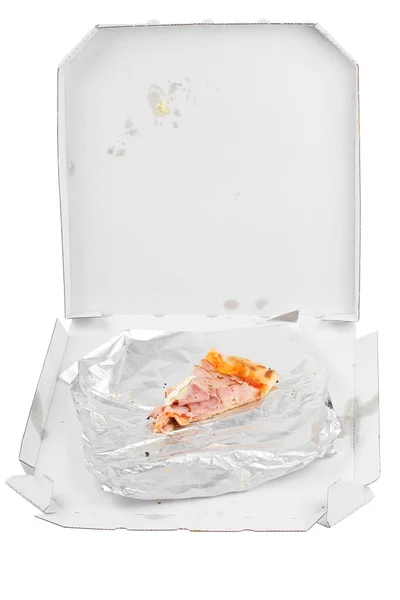 Pizza Romana im Take-away-Karton — Stockfoto