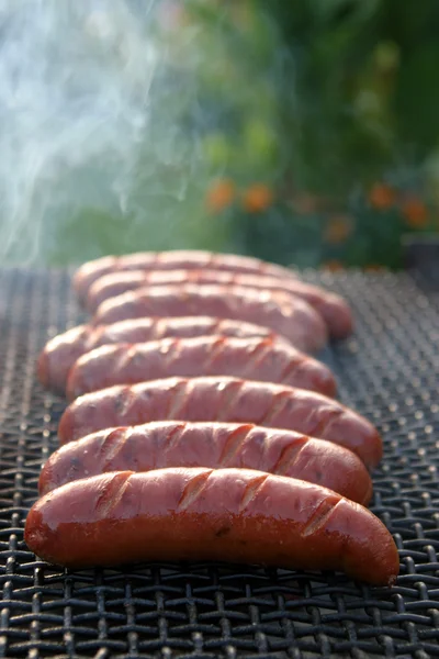 Barbecue à saucisses — Photo