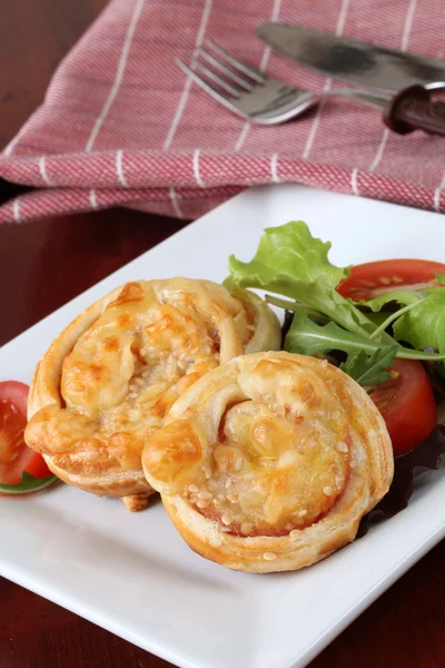 Puff pastry nests — Stock Photo, Image