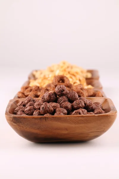 Chocolade en honing granen — Stockfoto