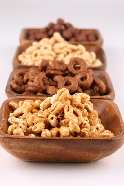 Miele e cereali al cioccolato — Foto Stock