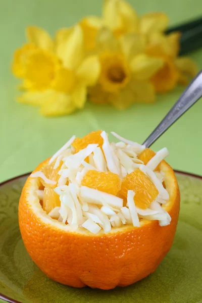 キャベツとオレンジのサラダ — ストック写真