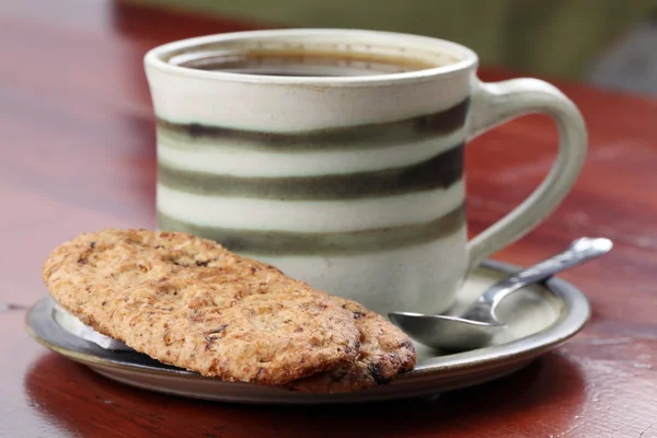 Biscoitos e café — Fotografia de Stock