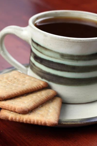 Печиво та кави — стокове фото