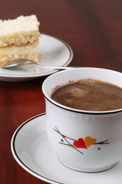 Caffè e torta — Foto Stock