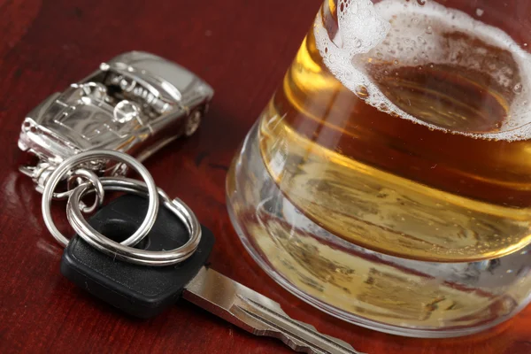 Drinking and driving — Stock Photo, Image