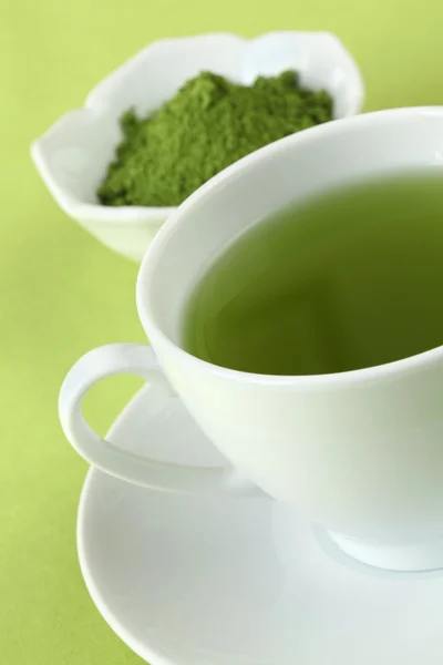 Зеленый чай маття — стоковое фото