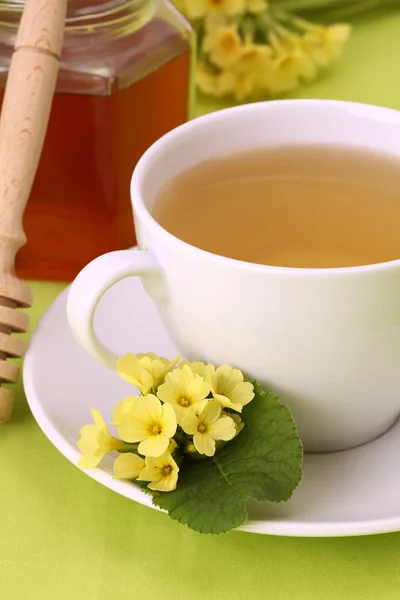 Gyógynövény tea kikiricstől és mézzel — Stock Fotó