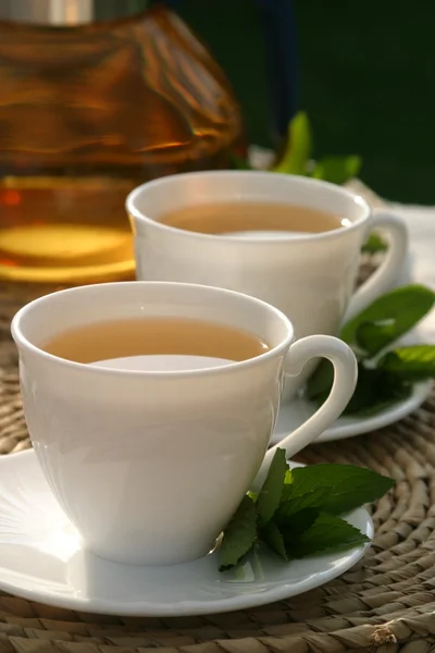 Herbata miętowa — Zdjęcie stockowe