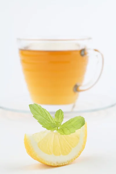 Té de menta con limón —  Fotos de Stock