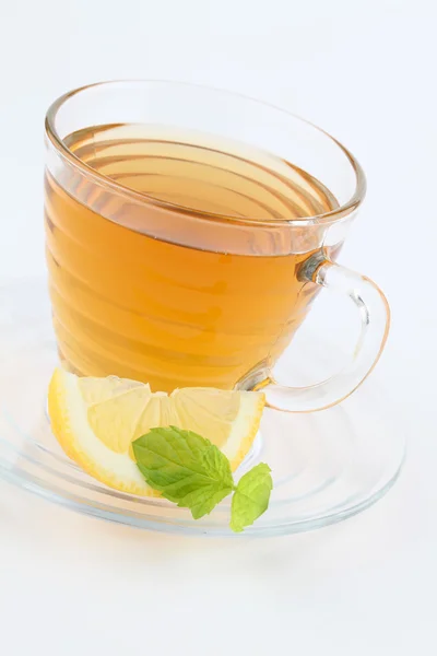 Mint thee met citroen — Stockfoto