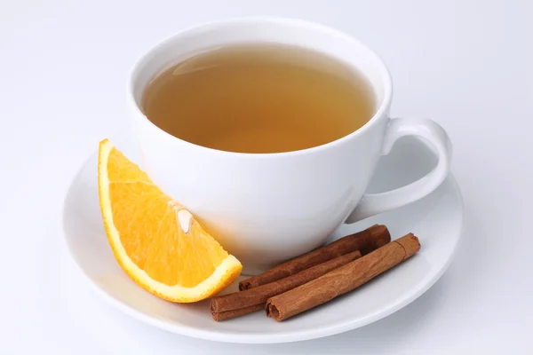 Tè all'arancia con cannella — Foto Stock