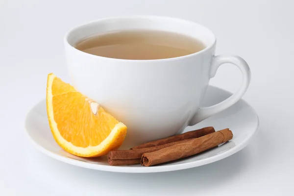 Chá de laranja com canela — Fotografia de Stock