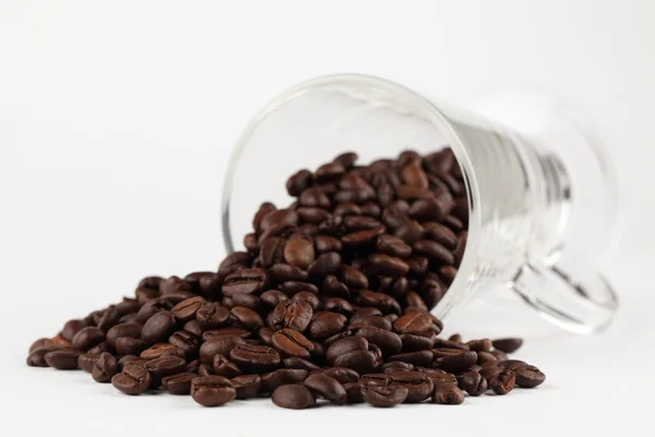 stock image Spilled coffee beans