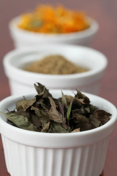 Collection de thé - menthe — Photo