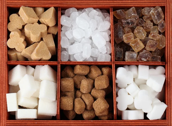 Colecção de açúcar — Fotografia de Stock