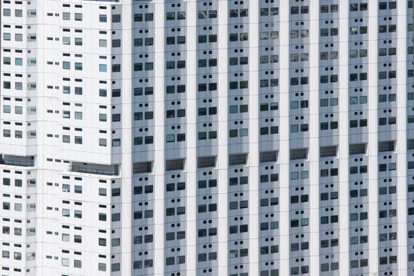 Bir büyük beyaz bina cephe — Stok fotoğraf