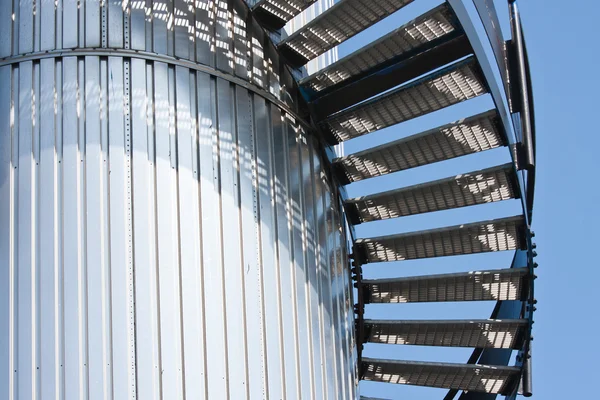 Winding staircase at the top of the Euromast in Rotterdam, the N — Stock Photo, Image