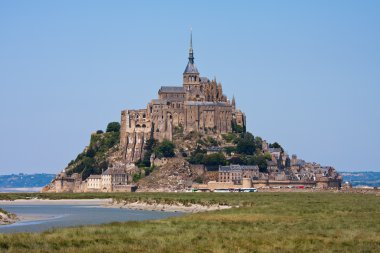 Mont saint michel, Fransa Ortaçağ manastır