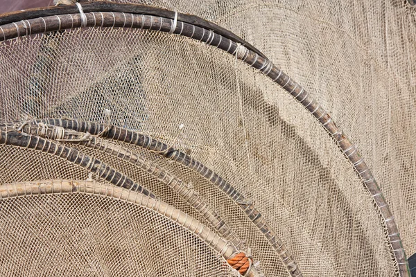 Μικροσκοπικό fishnet ξήρανση στον ήλιο — Φωτογραφία Αρχείου
