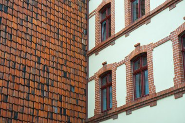 Dikey çatı kiremit quedlinburg, Almanya ile