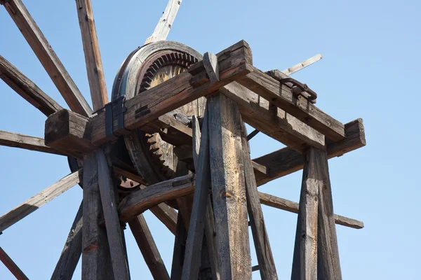 老木风车加那利群岛的拉帕尔马 — 图库照片