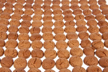 Background of ginger nuts, Dutch sweets for the celebration of S clipart