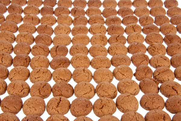 Bakgrund av ingefära nötter, nederländska godis för firandet av s — Stockfoto