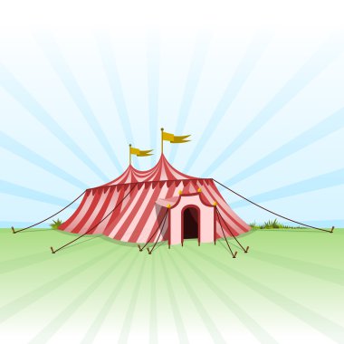 Circus Entertainment Tent clipart