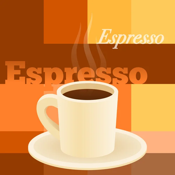 Cup Of Espresso — Stock Vector