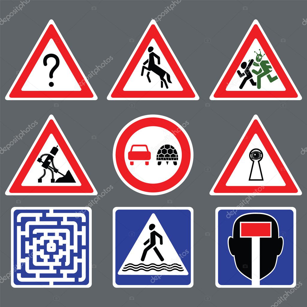 Funny road signs