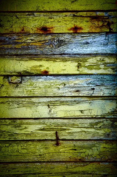 Wall green wood vertical — Stock Photo, Image
