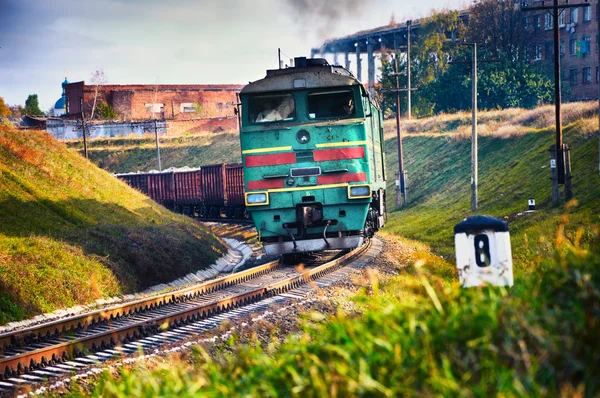 Goederen trein — Stockfoto