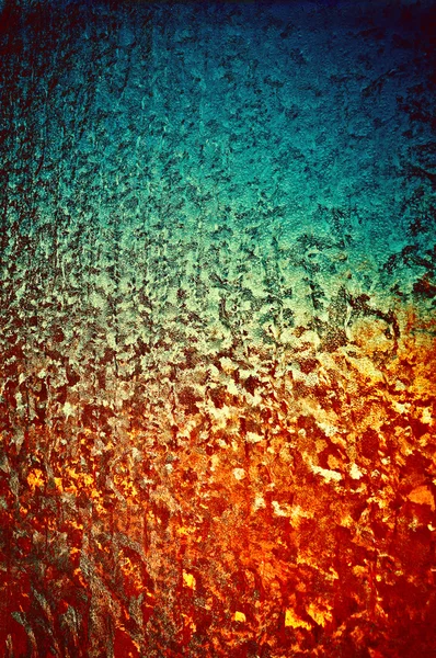 겨울 창 컬러 — 스톡 사진
