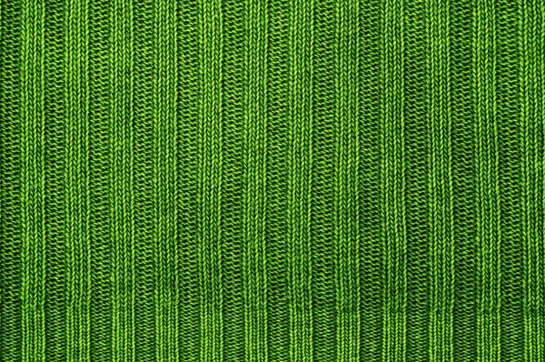 Textuur weefsel van groene kleur. — Stockfoto