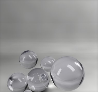 Empty glass ballS clipart