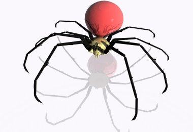 Red spider clipart