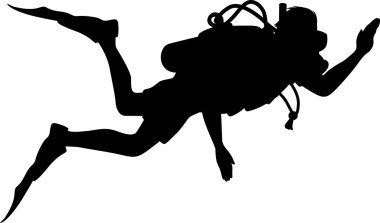 Scuba diving clipart