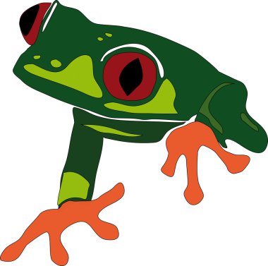 yeşil kurbağa