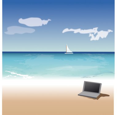 Vacances en été clipart