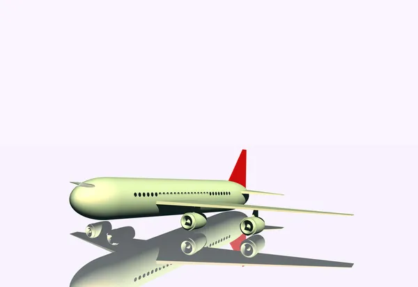 Nagy repülőgép — Stock Fotó