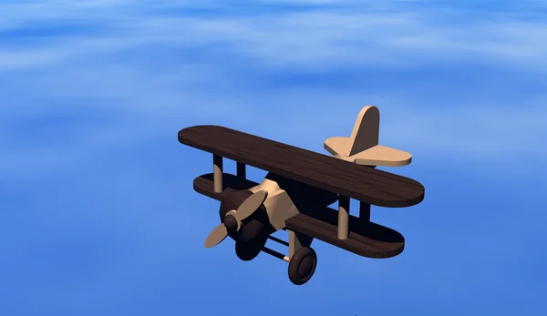 Ξύλινα αεροπλάνο — Φωτογραφία Αρχείου