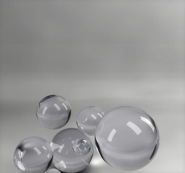Bolas de vidrio vacías — Foto de Stock