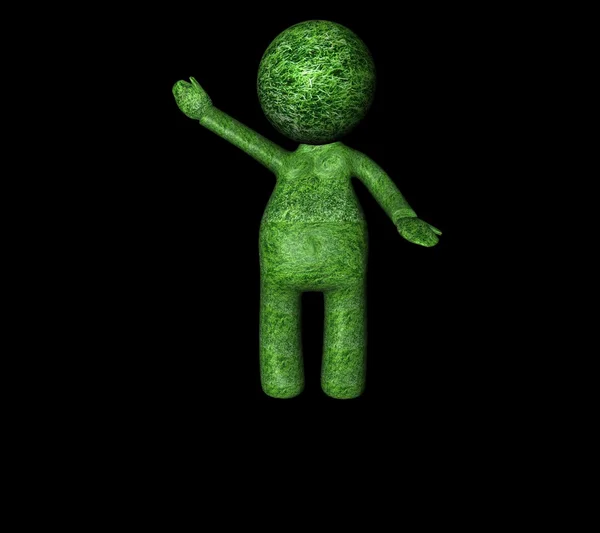 Зеленый человек — стоковое фото