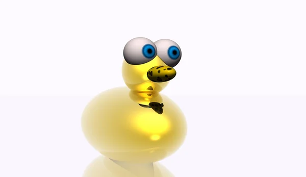 Golden duck — Stock Photo, Image