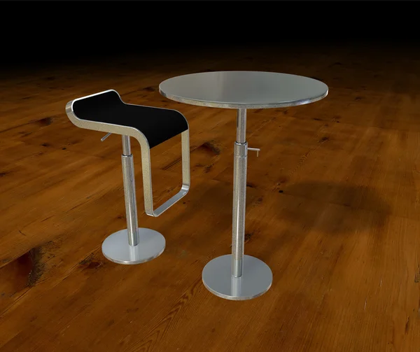 テーブルと椅子 — ストック写真